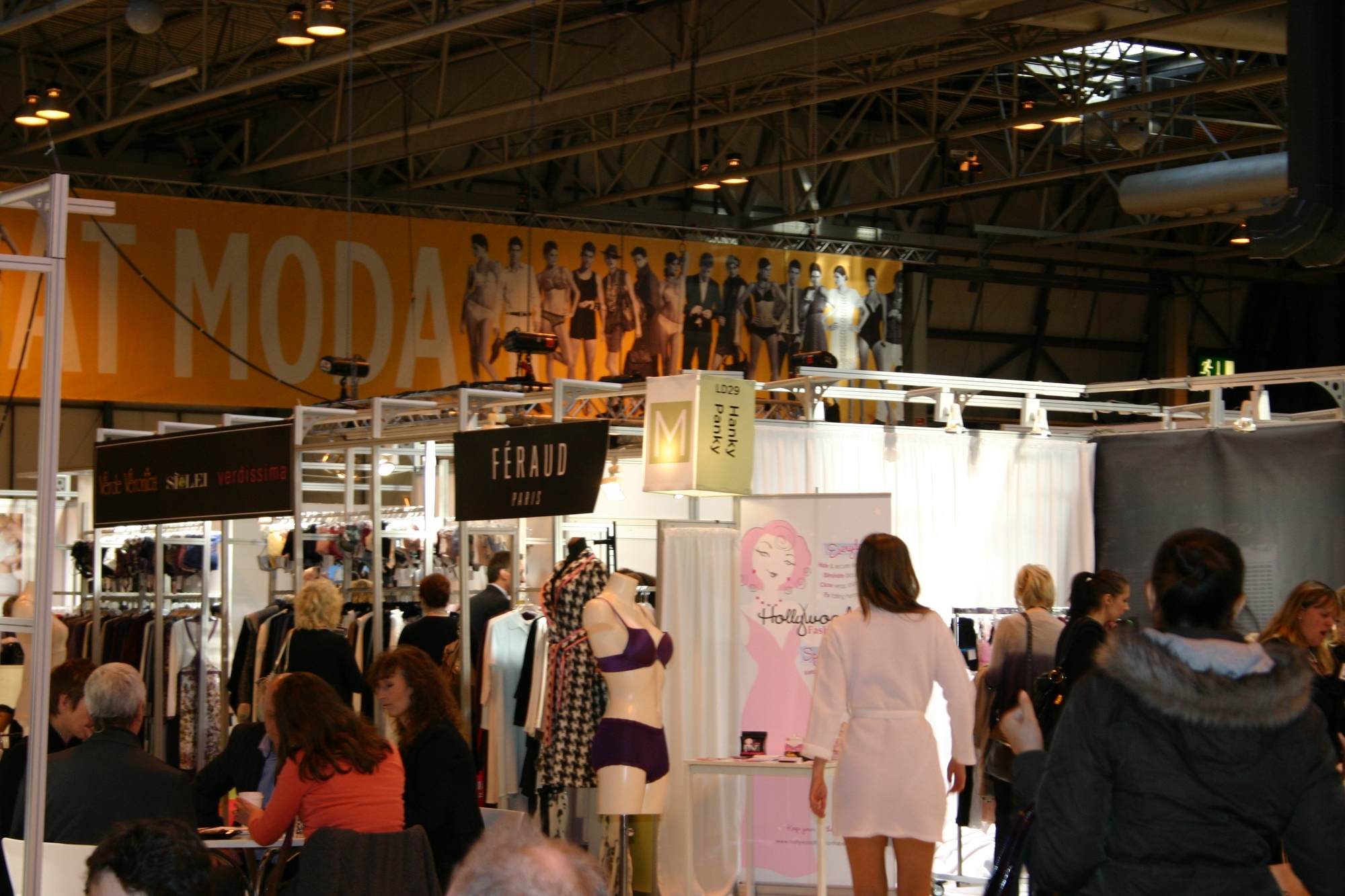 Moda Product Upbeat mood at Moda despite the snow