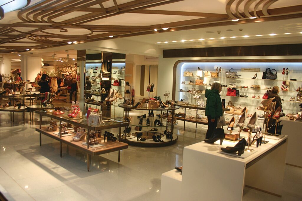 Harrods London, Women's Shoe Department
