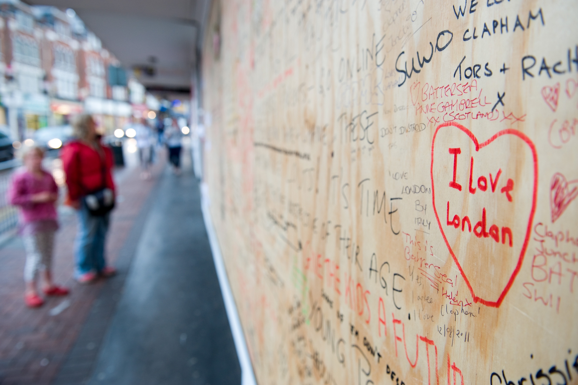 Clapham Riot Debenhams to preserve Clapham riot boards