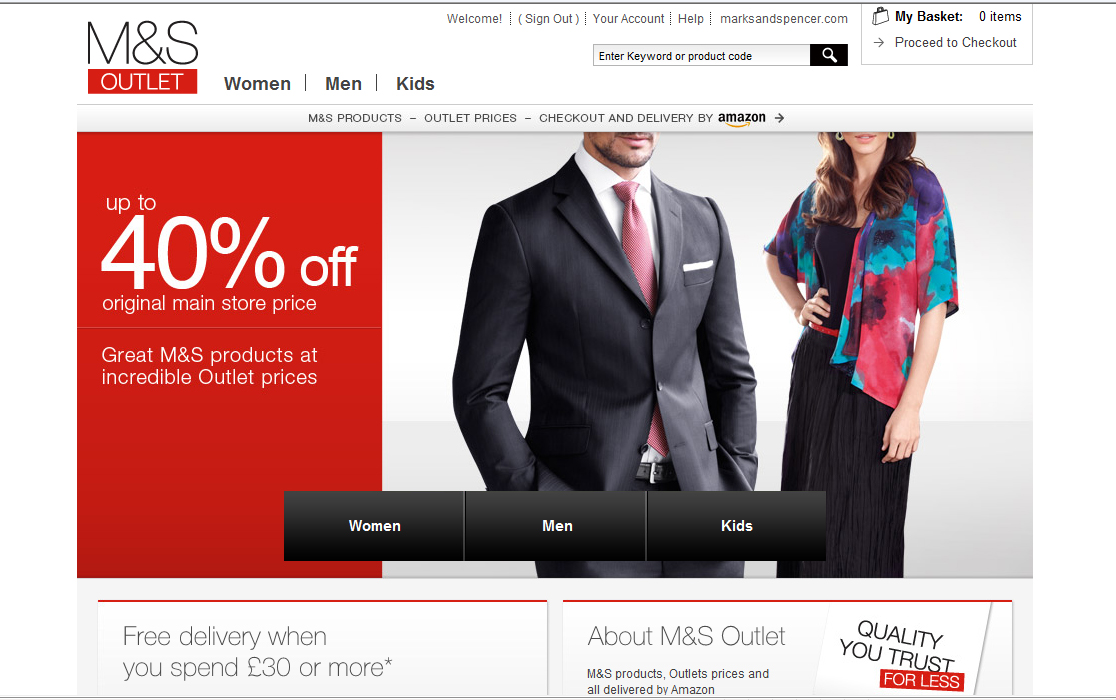 M&S launches outlet format online
