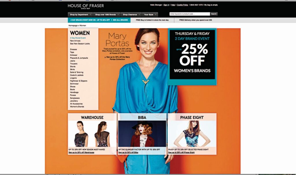 Does it work? House of Fraser