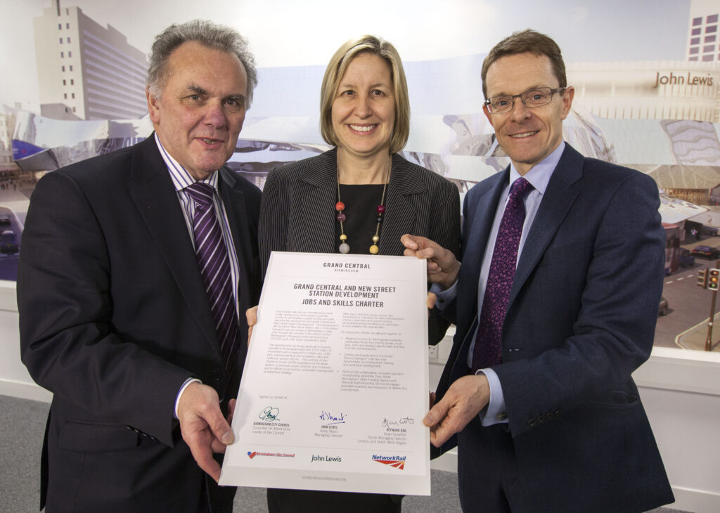 John Lewis signs jobs and skills charter