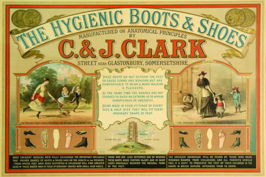 Clarks celebrates 130 years of correctly fitted footwear