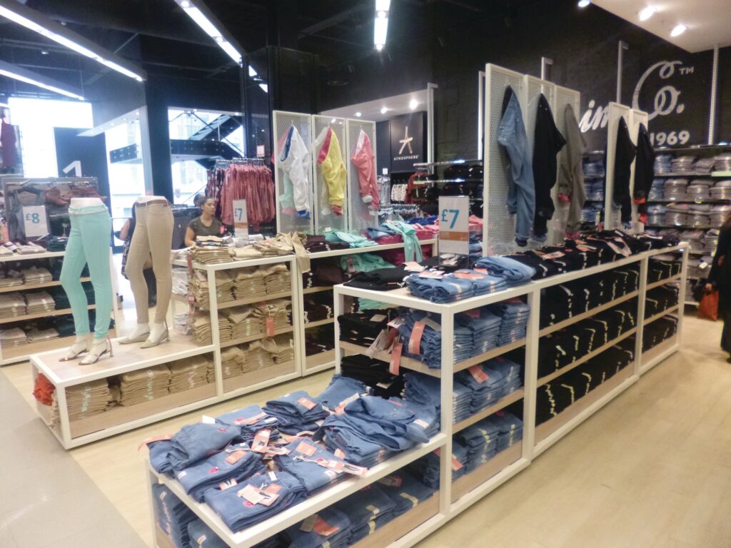 Primark denim, Selfridges