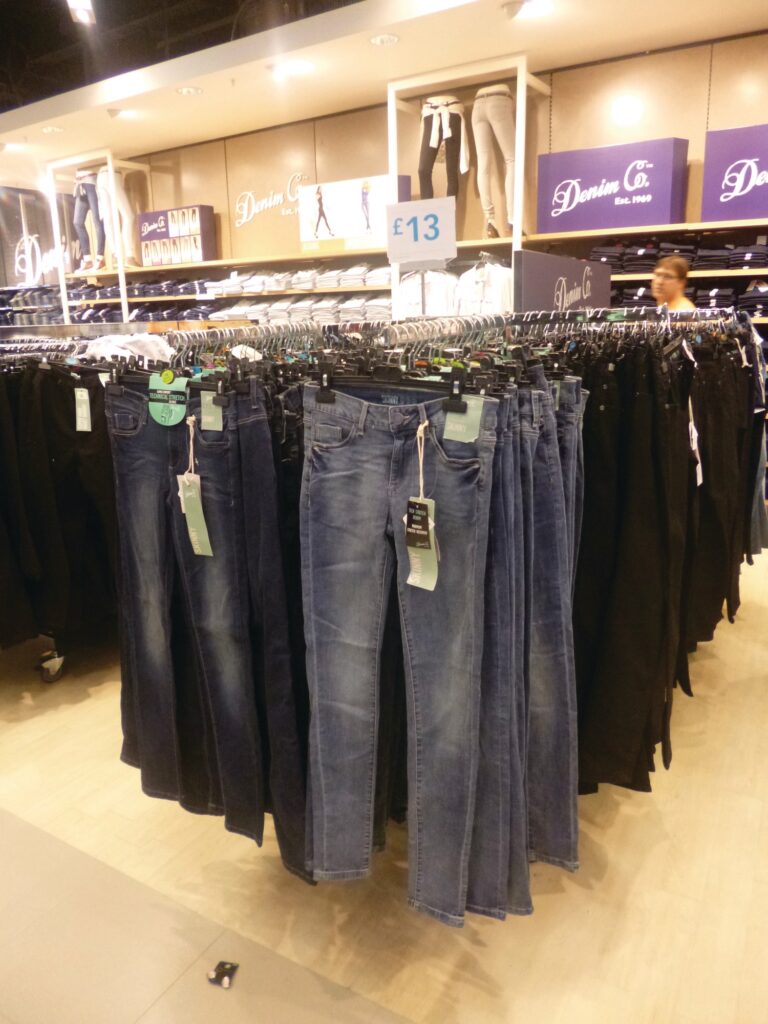 Primark denim, Selfridges