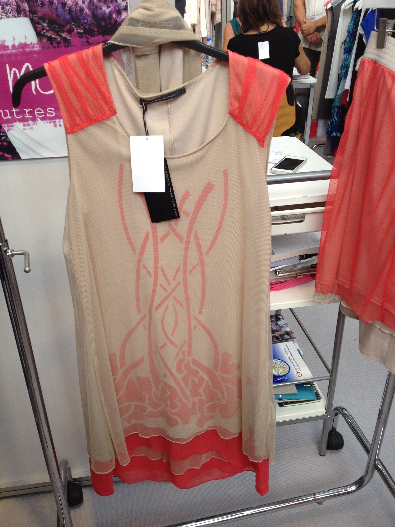 Robe Noire Sans Manches Mado Et Les Autres - Taille 42 - Polyester élastane - Style Casual Genou