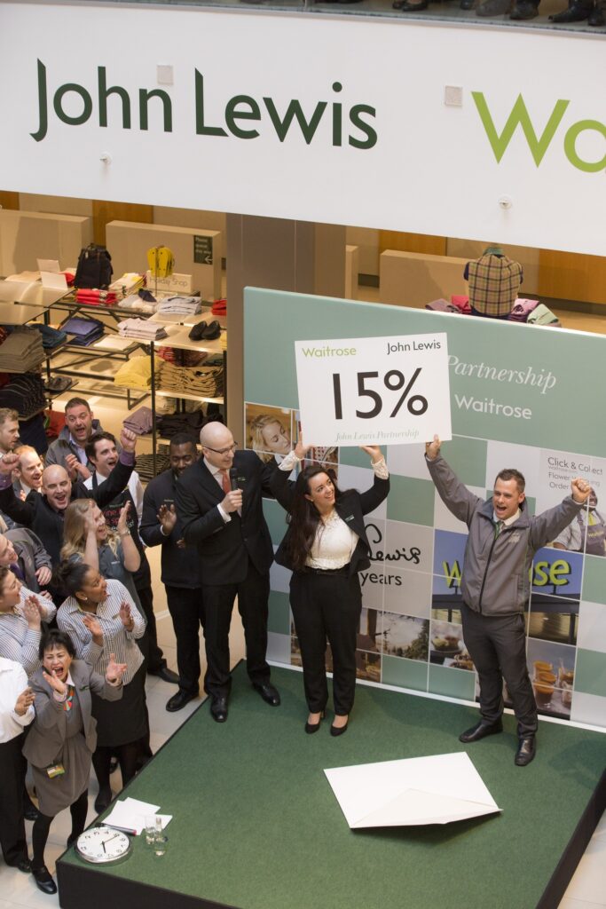 Video Watch John Lewis staff learn about their 15 bonus