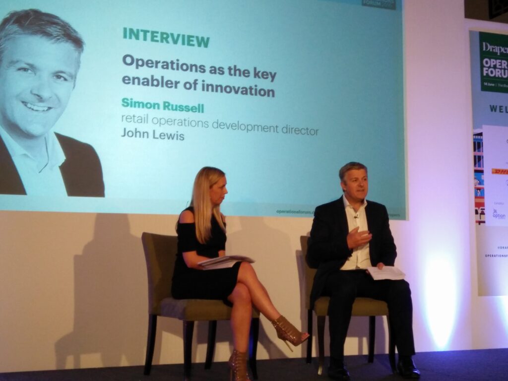 Drapers Operations Forum John Lewis clickandcollect charge is a