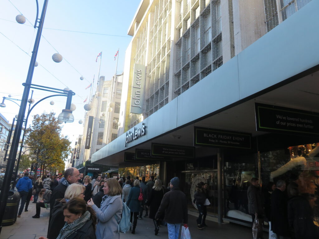 Record trading for John Lewis on Black Friday