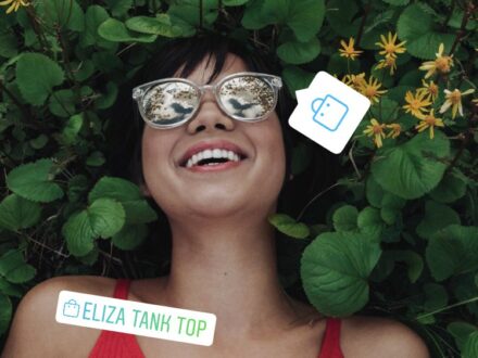 instagram shopping sticker cropped