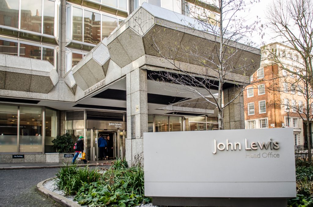 John Lewis Partnership to axe 1,500 head office roles