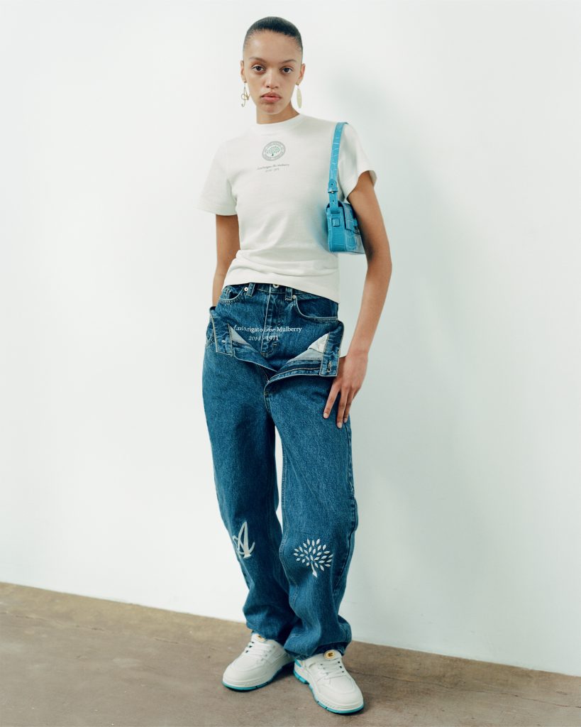 First look Axel Arigato x Mulberry