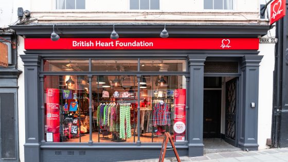 British Heart Foundation proposes closure of 150 stores