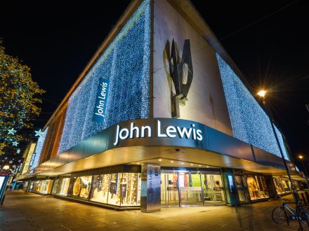 Outside of John Lewis storefront