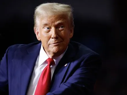 US President Donald Trump at a campaign rally in November 2024.