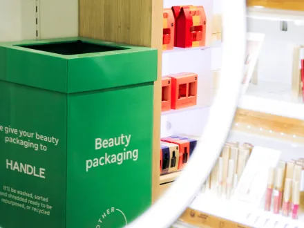 beauty takeback scheme at M&S