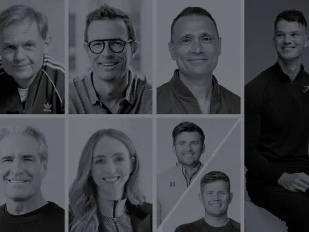 Composite image of the bosses of Castore, Nike, Adidas, Footasylum, Gymshark, and SweatyBetty
