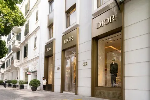 Dior store from Shutterstock