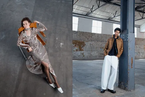 Topshop AW25 catwalk show campaign image