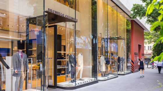 Brunello Cucinelli sales up