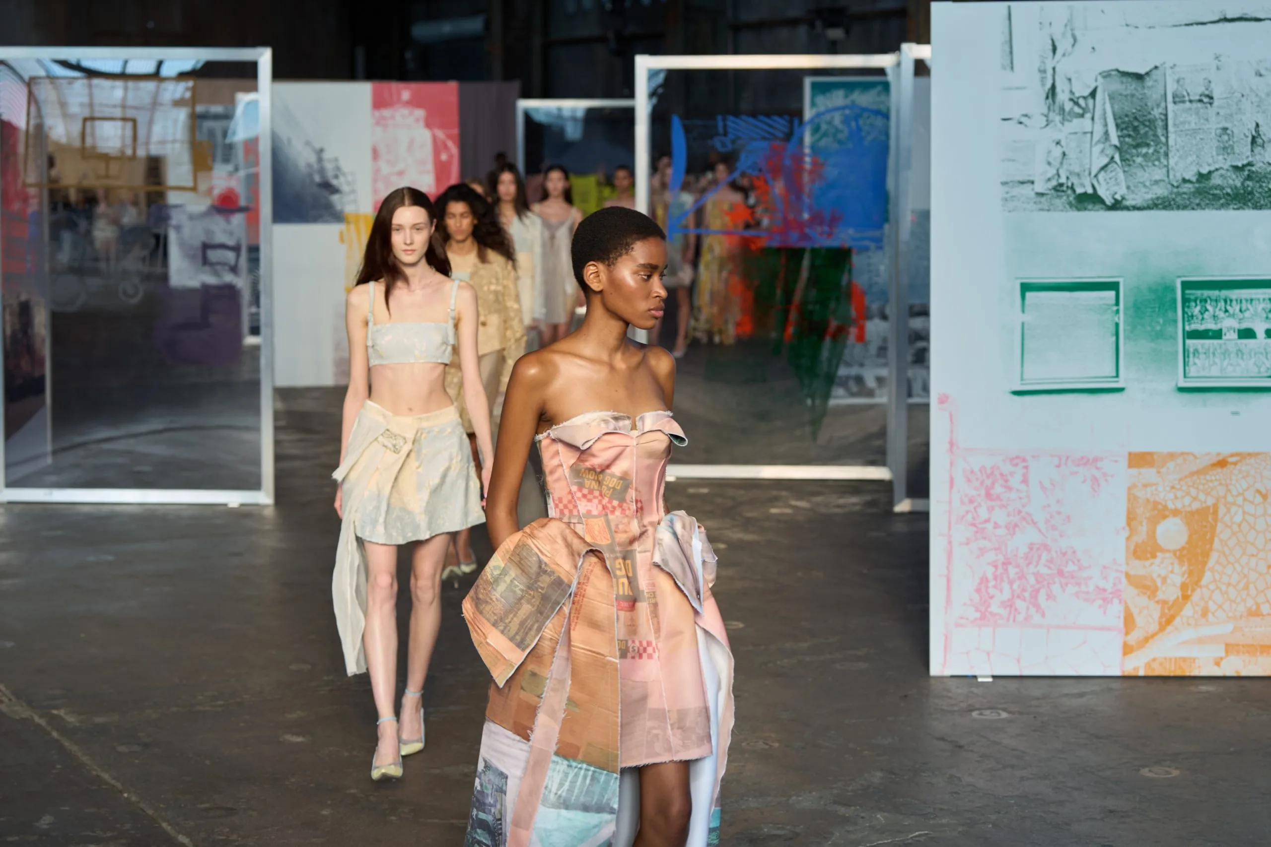 Denim, fringes and feathers: the trends to know from New York Fashion ...