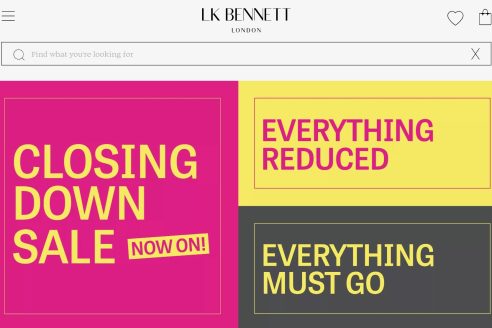 LK Bennett closing sale