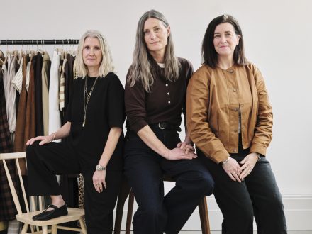 Albaray founders (L-R) CEO Paula Stewart, chief creative officer Karen Peacock and chief commercial officer Kirstie Di Stazio