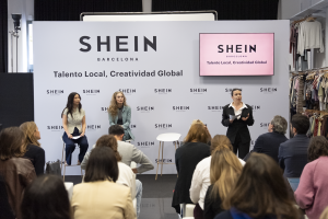 A presentation being held at the new Shein office in Barcelona