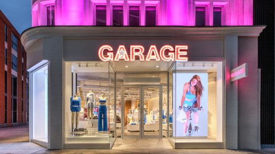Garage signs new Lakeside store