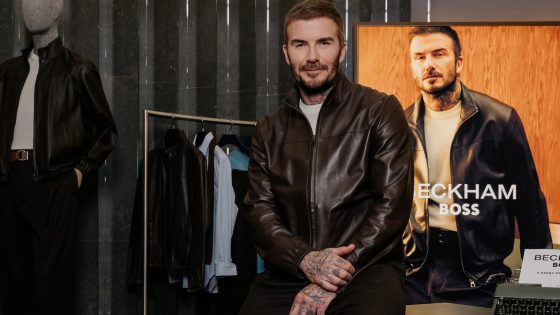 First look: Boss returns with David Beckham’s SS26 collection