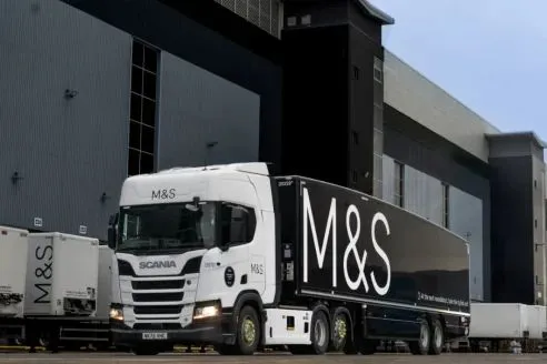 Marks and Spencer low emission vehicle