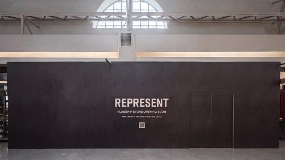 Represent teases first African store