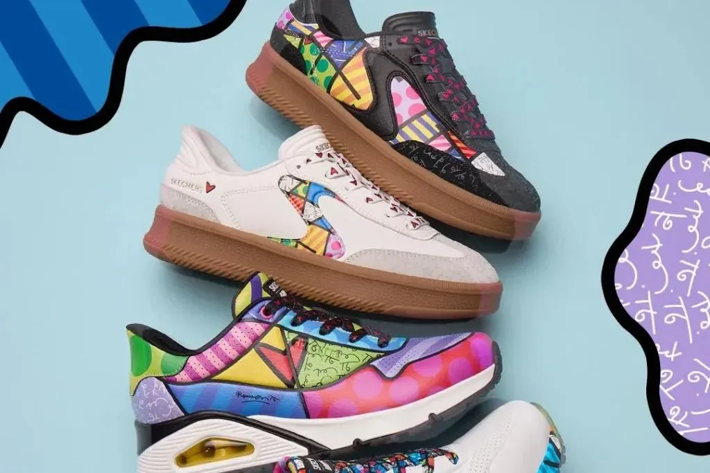 In pictures: Skechers partners with Brazilian artist Romero Britto