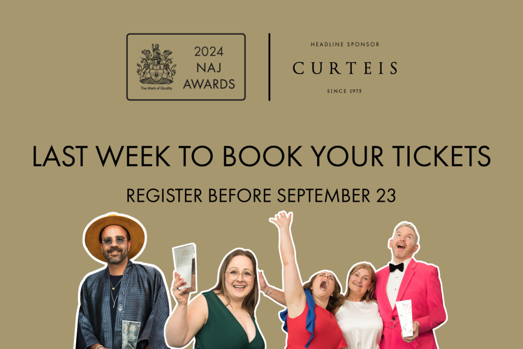 Last week to book NAJ Awards tickets | Retail Jeweller