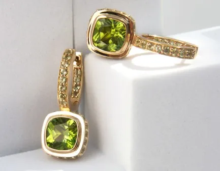 British designer unveils award-winning £40k peridot suite