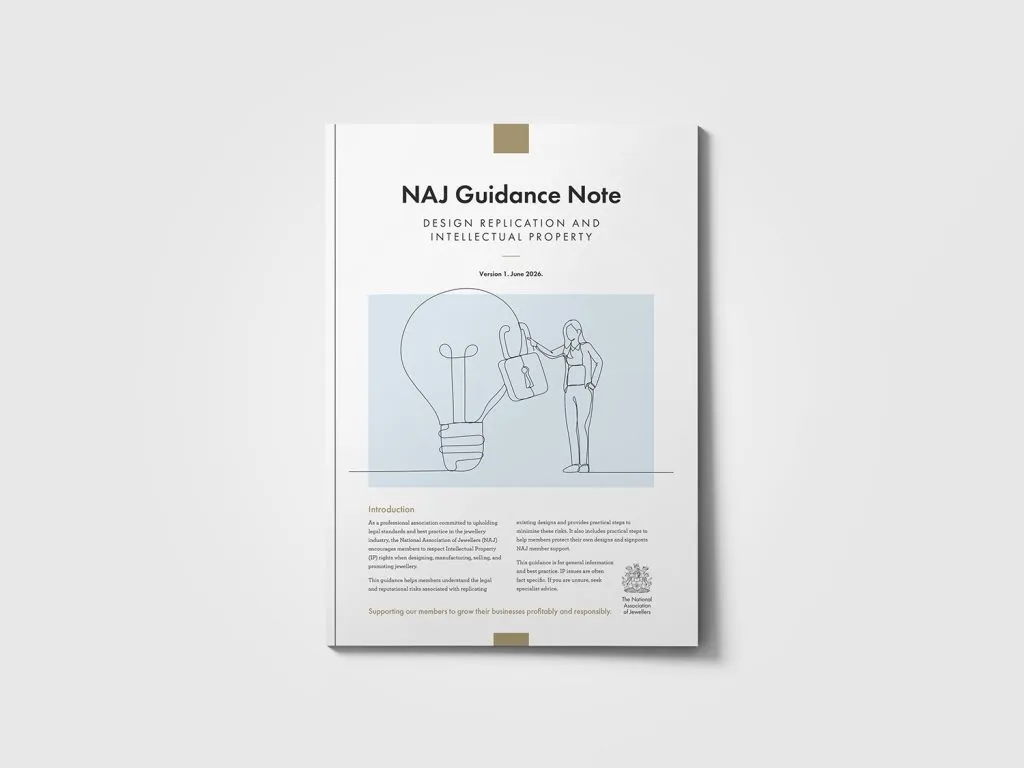 NAJ publishes new intellectual property guidance for jewellery businesses