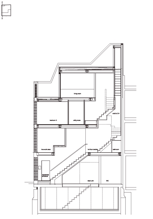 Charlotte Road gallery and shop by Stephen Taylor Architects