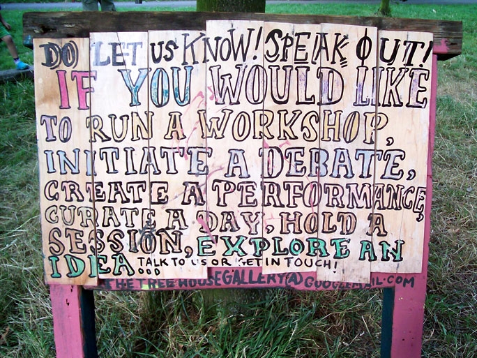 TreeHouse gallery, Regent's Park, London by the TreeHouse collective