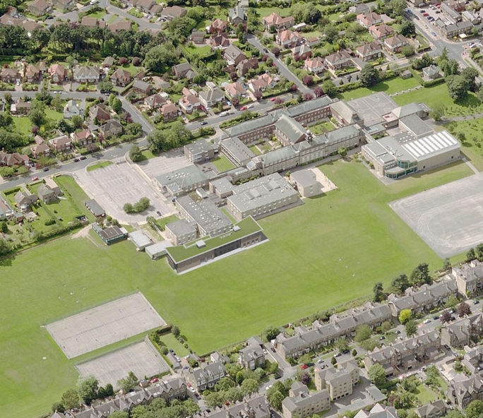 Harrogate Grammar School sixth from pavilion by Bowman Riley Architects