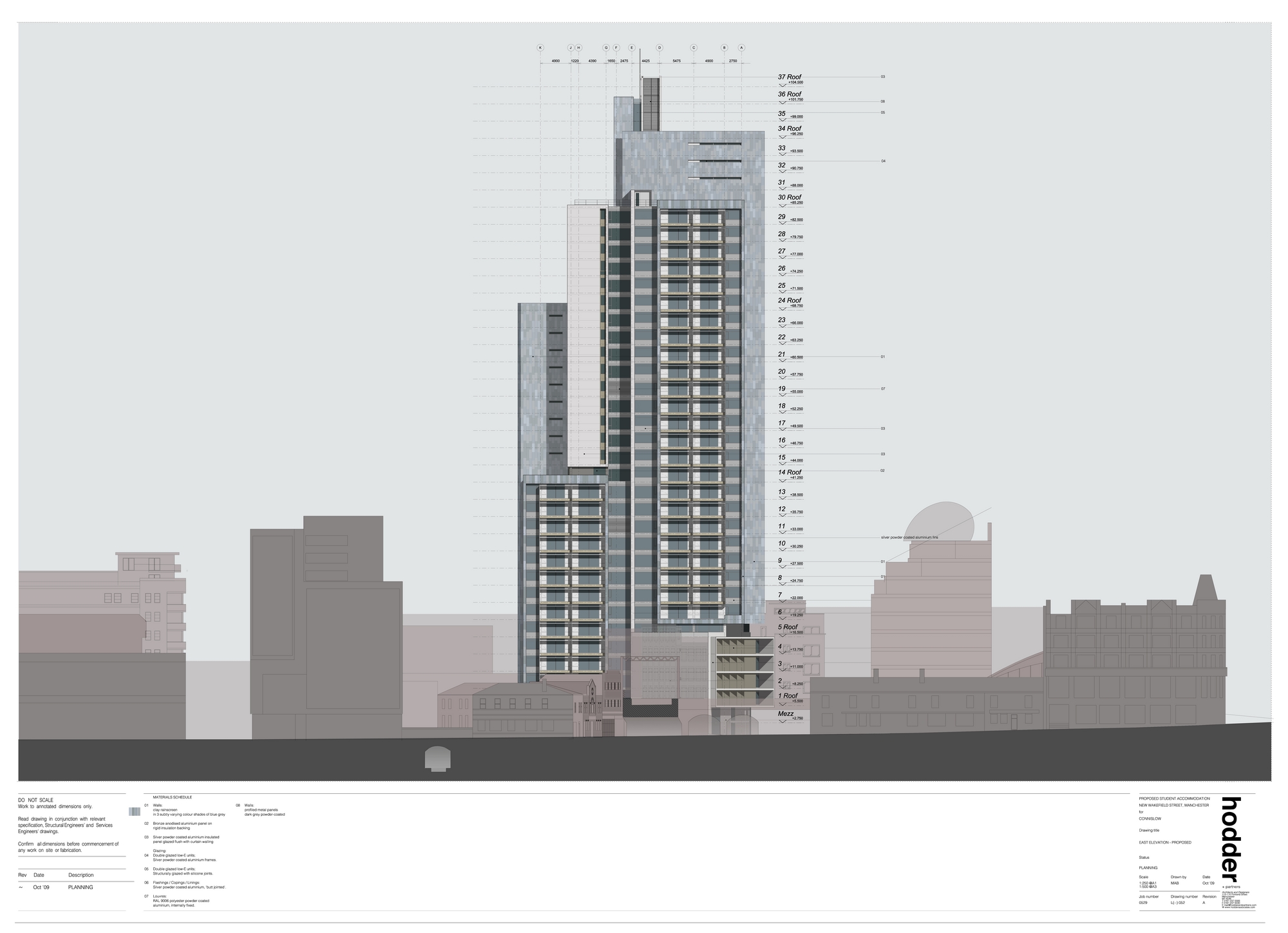 Manchester Tower Layout Green light for Hodder + Partners' 37-storey Manchester tower