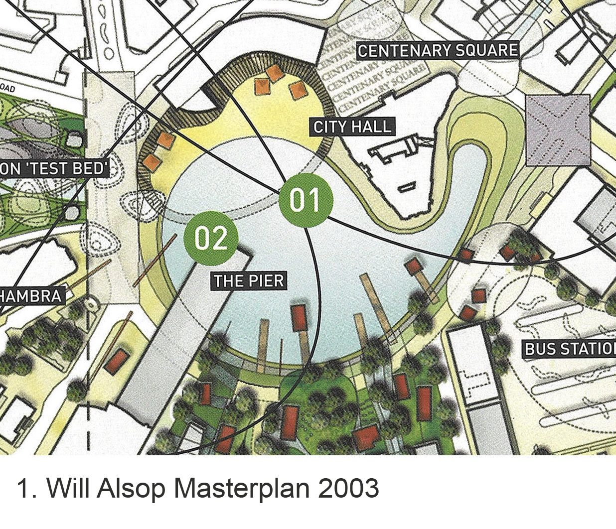 Water beauty Bradford's city centre park completes