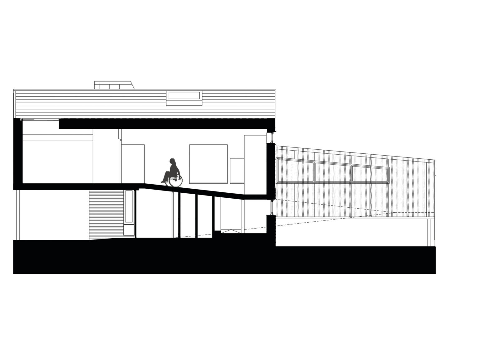 Ramp house: Architects build wheelchair-friendly family home
