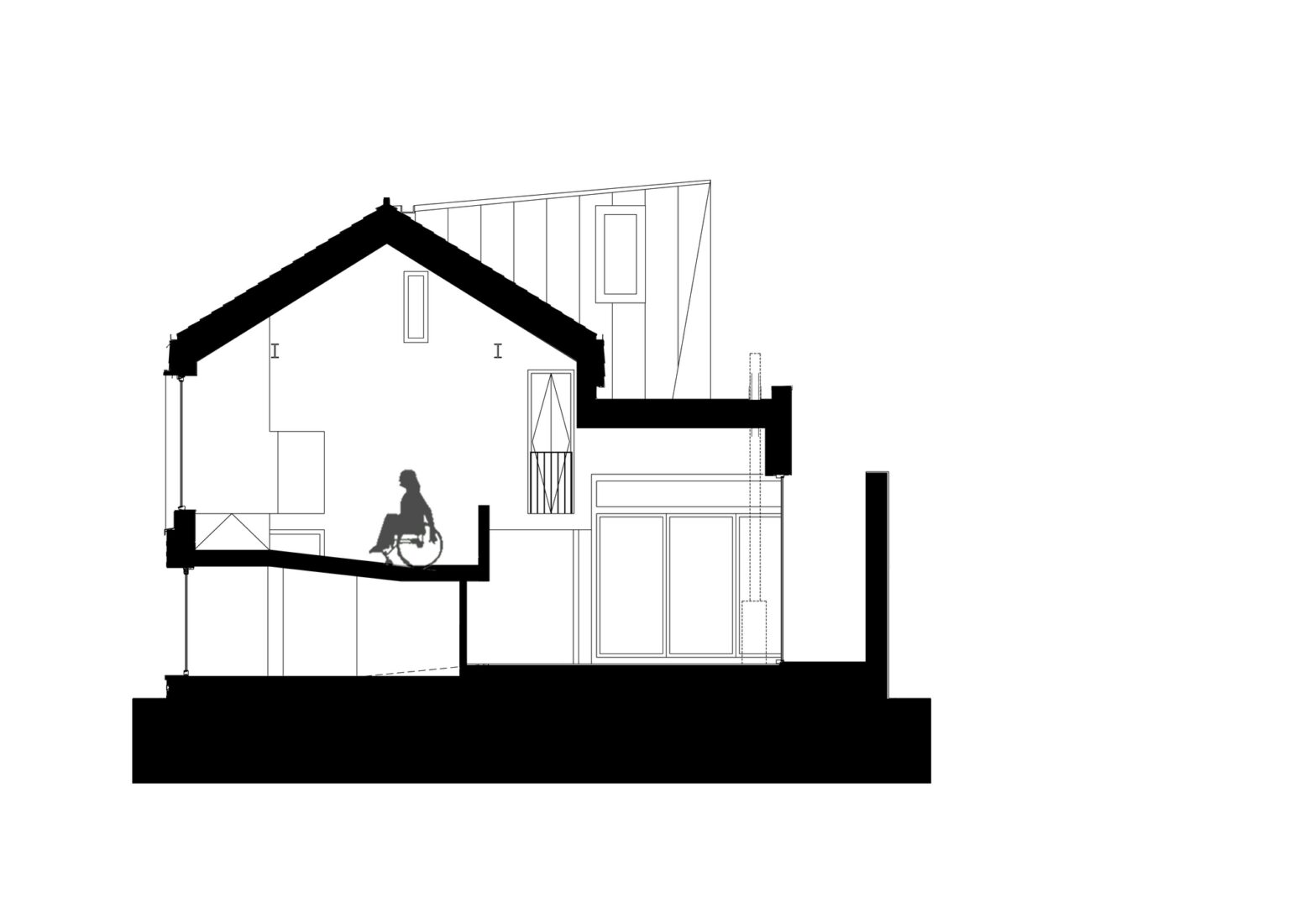 Ramp house: Architects build wheelchair-friendly family home