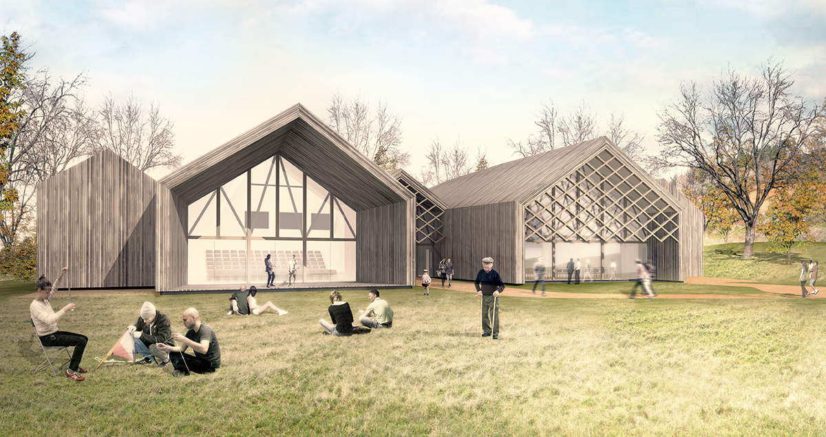 Age architects. архитектурная визуализация италия. загородный комплекс shelest. кубическая архитектура. архитектор marco casamonti.