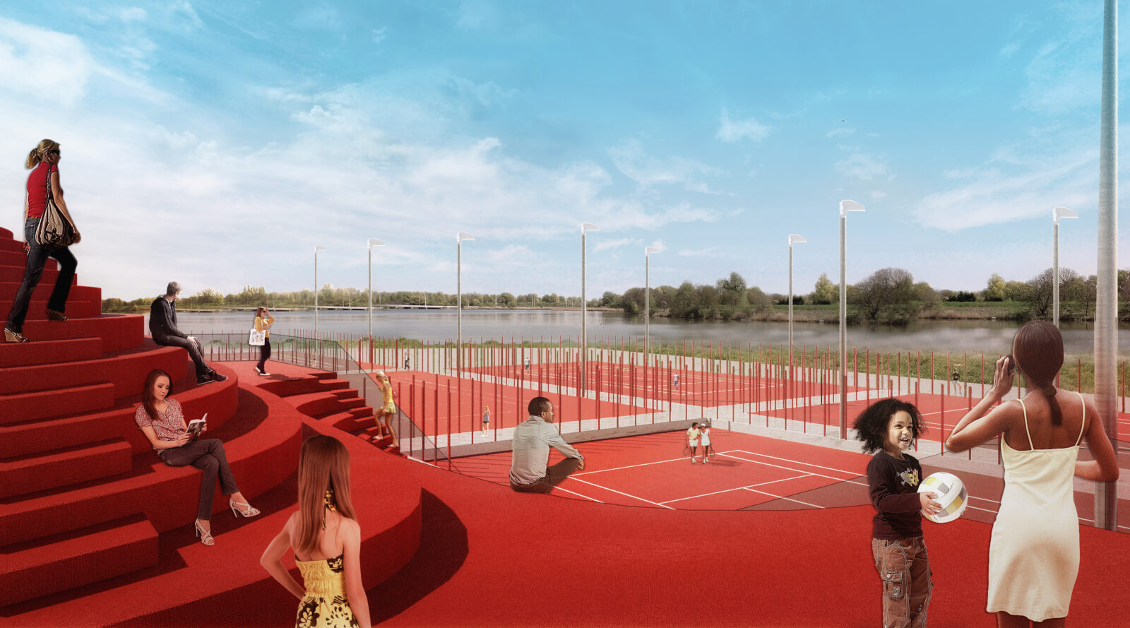 MVRDV wins planning for Amsterdam tennis club