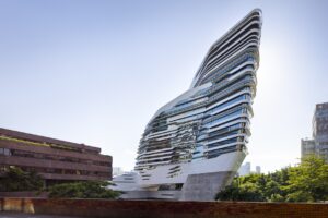 Zaha Hadid Architects' innovation tower scheme in Hong Kong