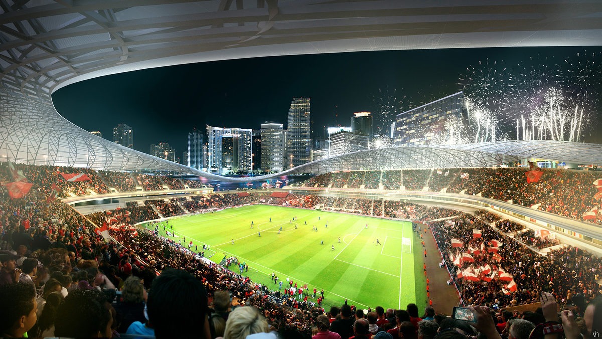 Beckham reveals Arquitectonicadesigned Miami stadium