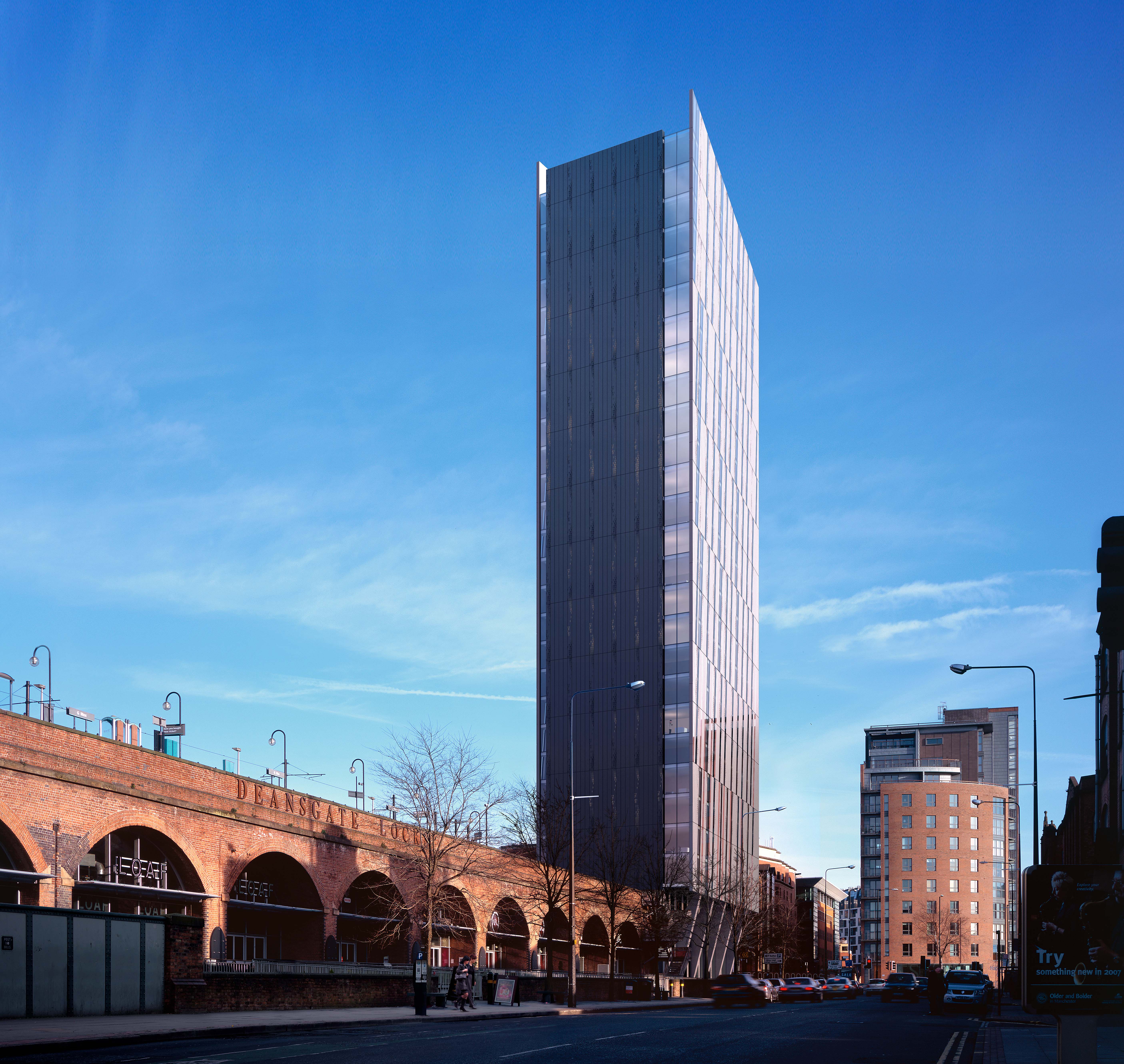 Manchester's Axis office tower re-emerges as homes