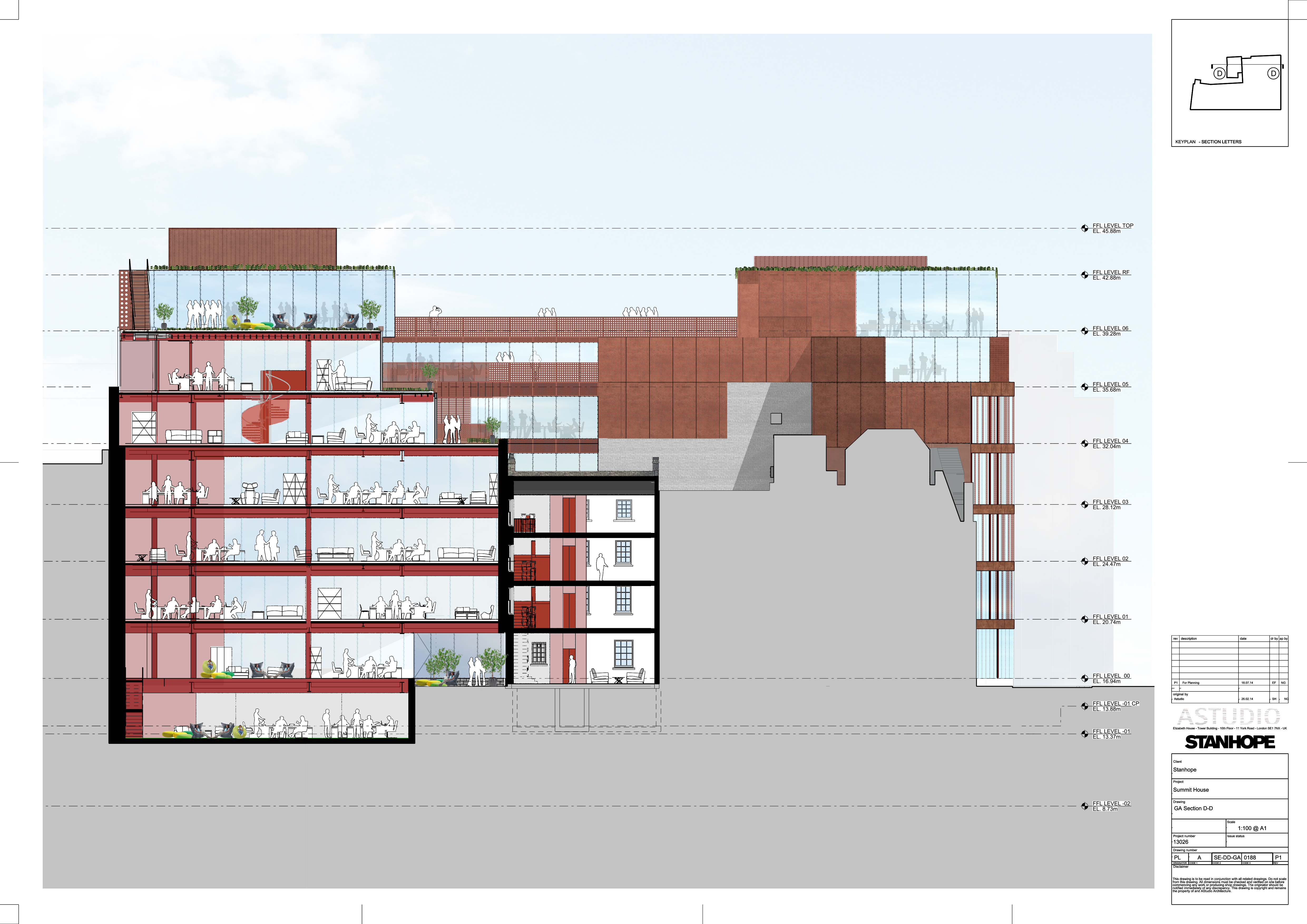 Astudio submits plans for Summit House revamp