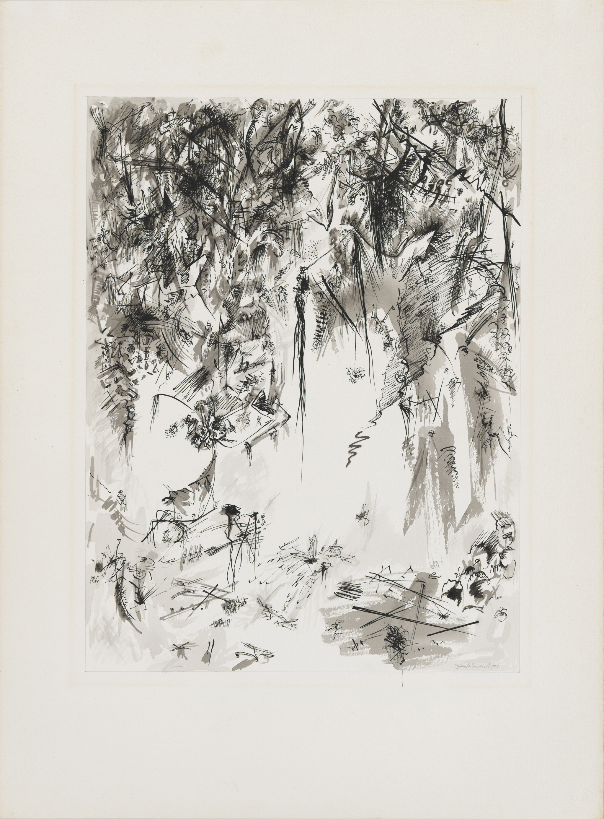 Kostabi Upheaval 1982 直筆原画 Hadid's artwork showcased in Boyarsky collection debut